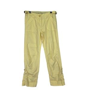 Crewcuts Girls Cotton‎ Convertible Pants Size 7 Yellow Kidcore Bohemian School